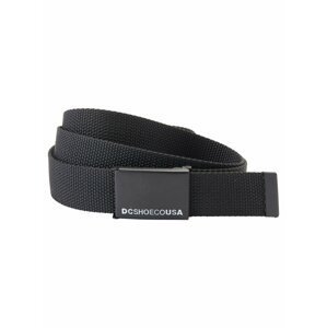 Dc shoes pánský pásek Web Belt 3 Black | Černá | Velikost One Size