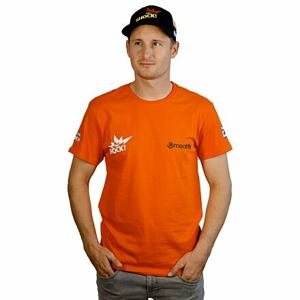 Meatfly tričko Riders Big Shock! / Michek Orange | Oranžová | Velikost S