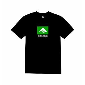 Emerica pánské tričko Classic Combo Tee Black | Černá | Velikost XL