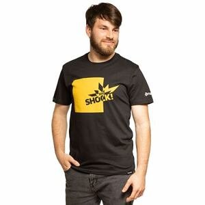 Meatfly tričko Big Shock Yellow/Black | Černá | Velikost XXL