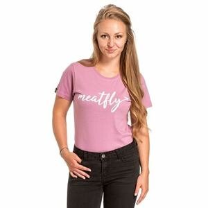 Meatfly dámské tričko Luna Dusty Rose | Růžová | Velikost XS