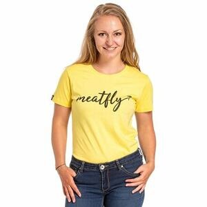 Meatfly dámské tričko Luna Light Yellow | Žlutá | Velikost XS