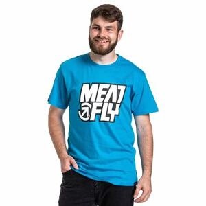 Meatfly pánské tričko Repash Ocean Blue | Modrá | Velikost M