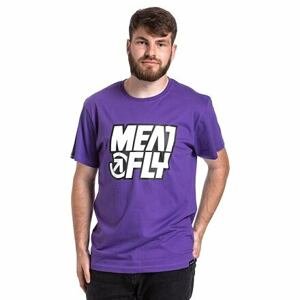 Meatfly pánské tričko Repash Violet | Fialová | Velikost S