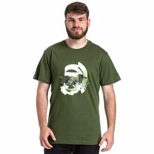 Meatfly pánské tričko Glazy Olive | Zelená | Velikost S