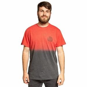 Meatfly pánské tričko Slash Bright Red / Charcoal Heather | Červená | Velikost XXL