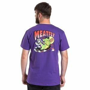 Meatfly pánské tričko Kroko Violet | Fialová | Velikost S