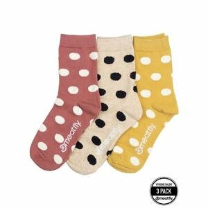 Meatfly ponožky Lexy Triple Pack Fluffy Dots | Mnohobarevná | Velikost S/M