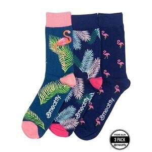 Meatfly ponožky Lexy Triple Pack Flamingo | Mnohobarevná | Velikost S/M