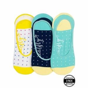 Meatfly ponožky Low Socks Triple Pack Yellow Dots | Žlutá | Velikost One Size