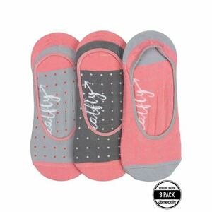 Meatfly ponožky Low Socks Triple Pack Grey Dots | Šedá | Velikost One Size