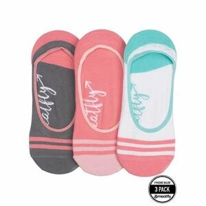 Meatfly ponožky Low Socks Triple Pack White | Bílá | Velikost One Size