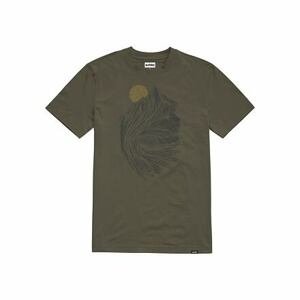 Etnies pánské triko Rp Mtn Wave Military | Zelená | Velikost L | 100% bavlna