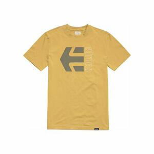 Etnies pánské triko Corp Combo Mustard | Žlutá | Velikost XL