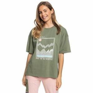 Roxy dámské tričko Mister Moonlight Deep Lichen Green | Zelená | Velikost S