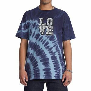 Dc shoes pánské tričko Blabac Lovepark Navy Blazer Spiral Tie Dye | Modrá | Velikost L