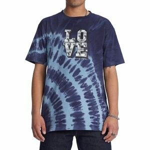 Dc shoes pánské tričko Blabac Lovepark Navy Blazer Spiral Tie Dye | Modrá | Velikost XL