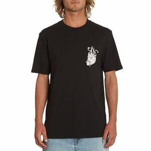 Volcom pánské tričko Finkstone Bsc Sst Black | Černá | Velikost M