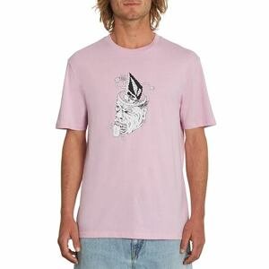 Volcom pánské tričko Finkstone Bsc Sst Paradise Pink | Růžová | Velikost S