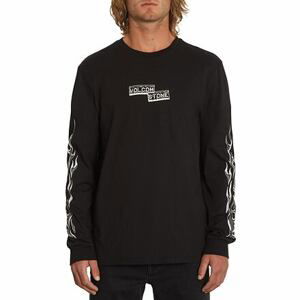 Volcom pánské tričko Ignighter Bsc Lst Black | Černá | Velikost S