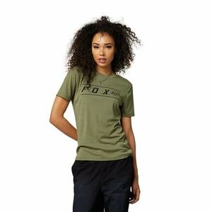 Fox dámské technické tričko W Pinnacle Ss Army | Zelená | Velikost S