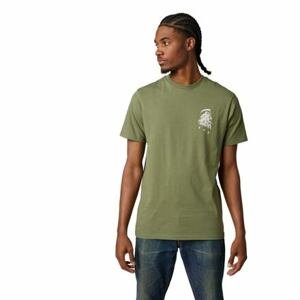 Fox pánské tričko Coastal Blues Ss Prem Army | Zelená | Velikost L