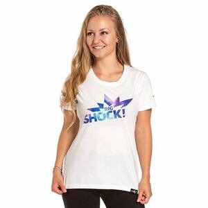 Meatfly dámské tričko Big Shock! White | Bílá | Velikost S | 100% bavlna