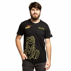 Meatfly pánské tričko Big Shock Dakar Black | Černá | Velikost S | 100% bavlna
