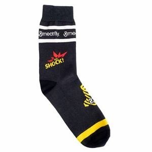 Meatfly ponožky Big Shock Dakar Black | Černá | Velikost L