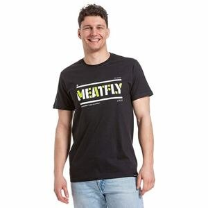 Meatfly pánské tričko Rele Black | Černá | Velikost XXL