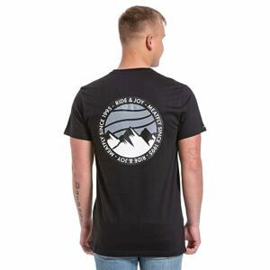 Meatfly pánské tričko Lhotse Black | Černá | Velikost M