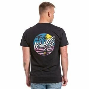 Meatfly pánské tričko Beacher Black | Černá | Velikost M