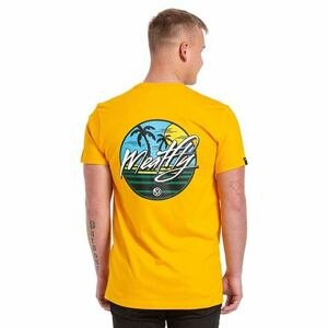 Meatfly pánské tričko Beacher Deep Yellow | Žlutá | Velikost XL