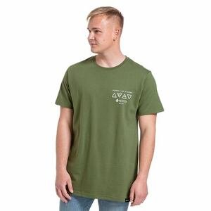 Meatfly pánské tričko Elements Olive | Zelená | Velikost S