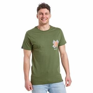 Meatfly pánské tričko Ductape Olive | Zelená | Velikost M