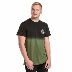 Meatfly pánské tričko Slash Olive/Black | Zelená | Velikost S