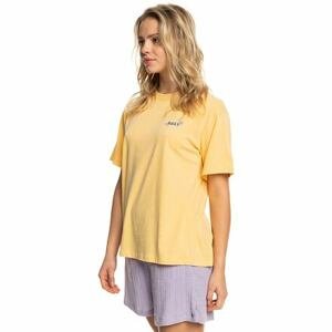 Roxy dámské tričko Moonlight Sun Flax | Žlutá | Velikost M