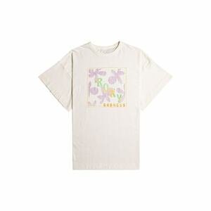 Roxy dámské tričko Sweet Flowers Snow White | Bílá | Velikost S