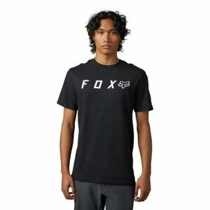 Fox pánské tričko Absolute Ss Prem Black/White | Černá | Velikost M | 100% bavlna