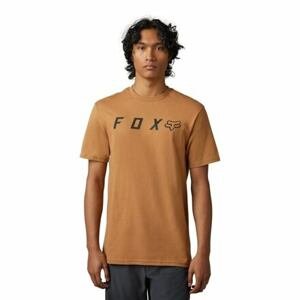 Fox pánské tričko Absolute Ss Prem Cognac | Hnědá | Velikost M | 100% bavlna