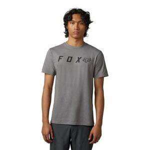 Fox pánské tričko Absolute Ss Prem Heather Graphite | Šedá | Velikost L | 100% bavlna