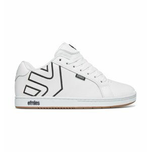 Etnies pánské boty Fader White/Black/Gum | Bílá | Velikost 10 US