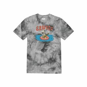 Etnies pánské tričko Floating Wash Grey | Šedá | Velikost XL