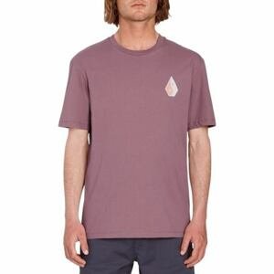 Volcom pánské tričko Zenner Bsc Sst Bordeaux Brown | Hnědá | Velikost XL