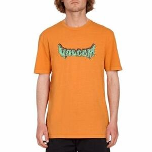Volcom pánské tričko Nofing Sst Saffron | Oranžová | Velikost S