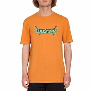 Volcom pánské tričko Nofing Sst Saffron | Oranžová | Velikost L