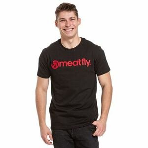 Meatfly pánské tričko Joe Red/Black | Červená | Velikost S