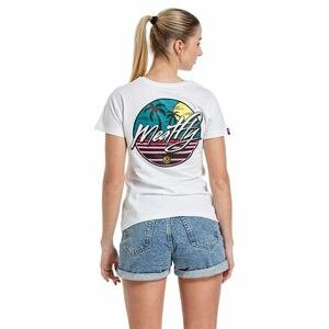 Meatfly dámské tričko Shori White | Bílá | Velikost XS
