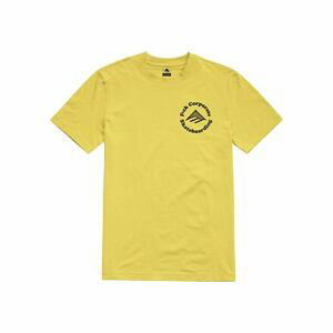 Emerica pánské tričko Eff Corporate 2 Tee Yellow | Žlutá | Velikost XL