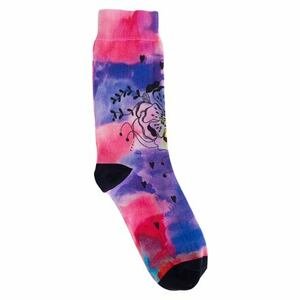 Meatfly ponožky X Pura Vida Eileen Peach Flowers | Mnohobarevná | Velikost L/XL